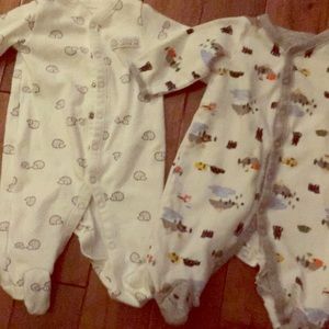 Adorable baby boy Footed onesie